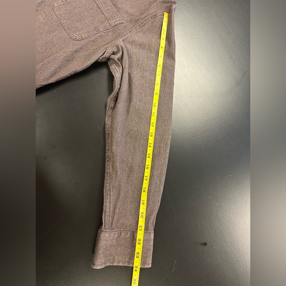 Croft&Barrow button up. Color is hard to describe, kind of a dark gray color. -M - Picture 5 of 6